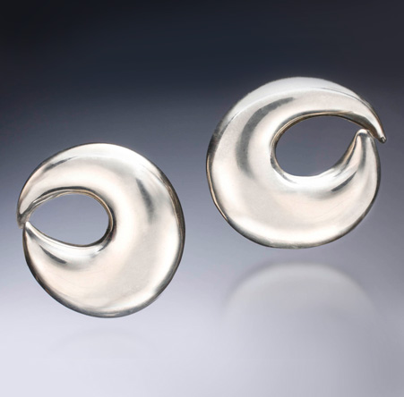 Crescent earrings