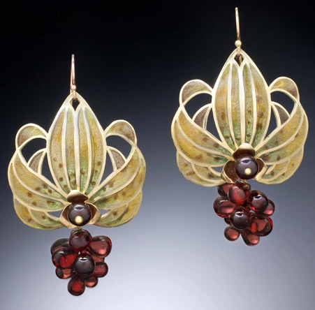 Day Lily earrings