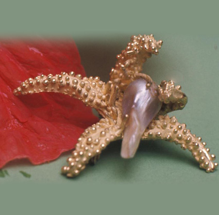 Starfish Brooch